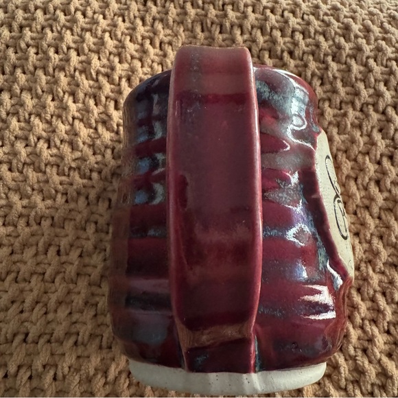 MUD Ceramic Studio Pottery 12oz Coffee/Tea Mug, Eye In Flower Design - Picture 8 of 9